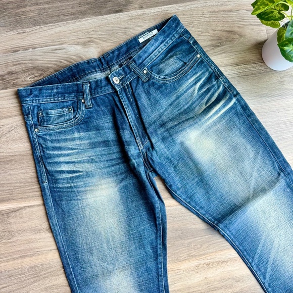 Buffalo King Basic Slim Bootcut Jeans Men’s Dark Wash Size 34 x 29 - Picture 3 of 13